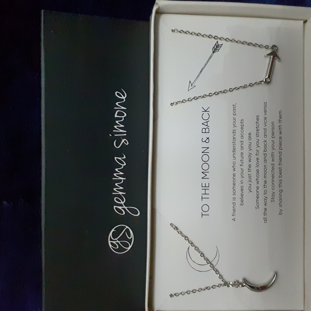 Gemma Simone 'To the Moon & Back' Necklace Set